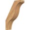 Ekena Millwork 5 1/2"W x 16"D x 24"H Funston Smooth Knee Brace, Western Red Cedar BRC06X16X24FST00SWR - alternate 1